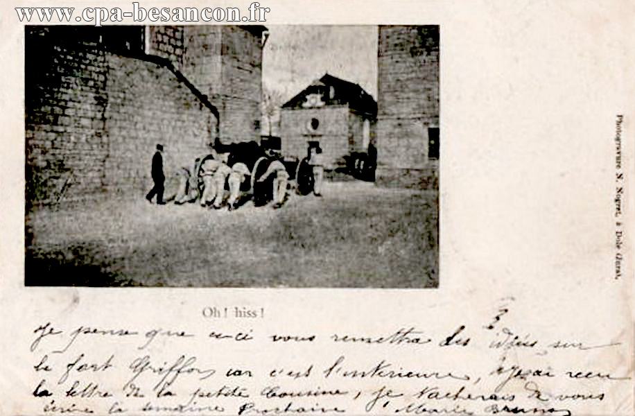 BESANÇON - Intérieur du Fort Griffon - Oh ! hiss !